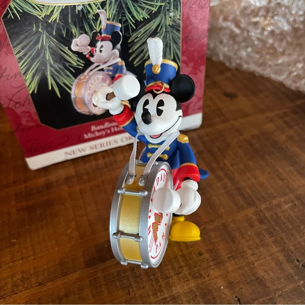 Hallmark Keepsake Ornament 1997 Mickey's Holiday Parade Bandleader Mickey NIB
